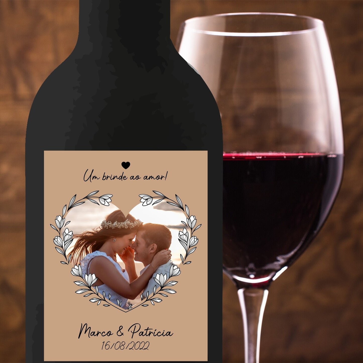 Kit de vinho "Simply Love"