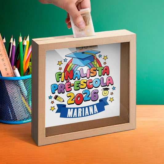 mealheiro personalizado com nome e ano