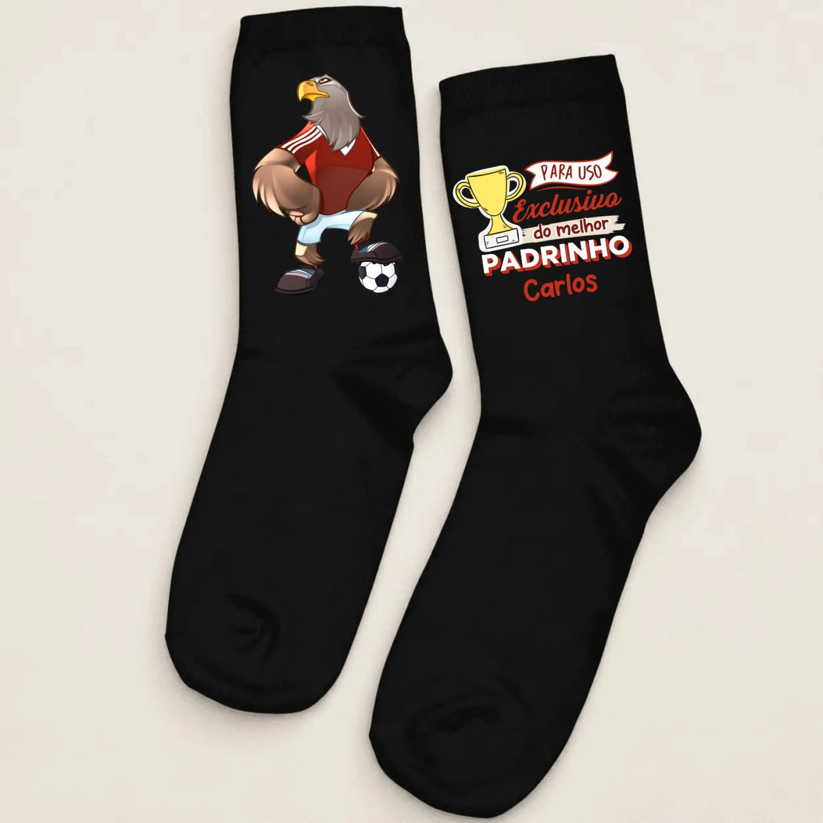 Chinelos e/ou Meias "Futebol - Padrinho"
