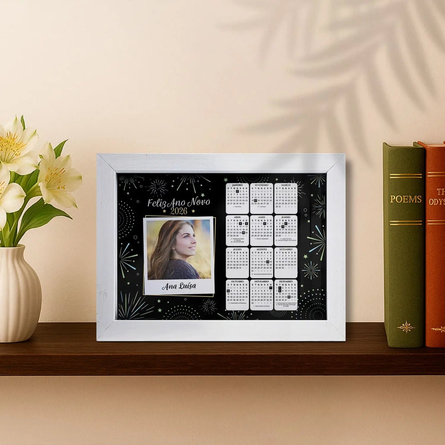 Moldura "Calendário 2026"