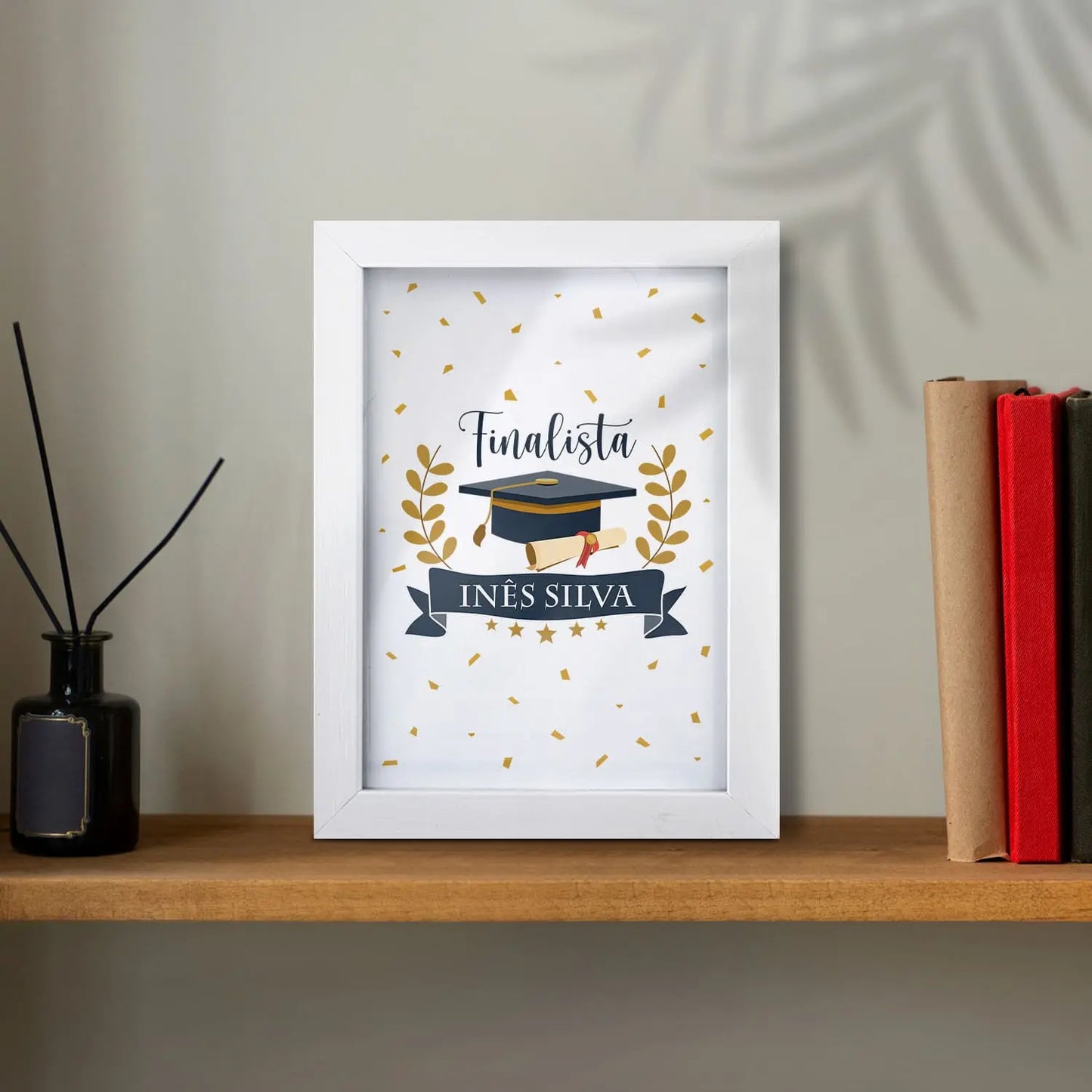 moldura finalista personalizada com nome