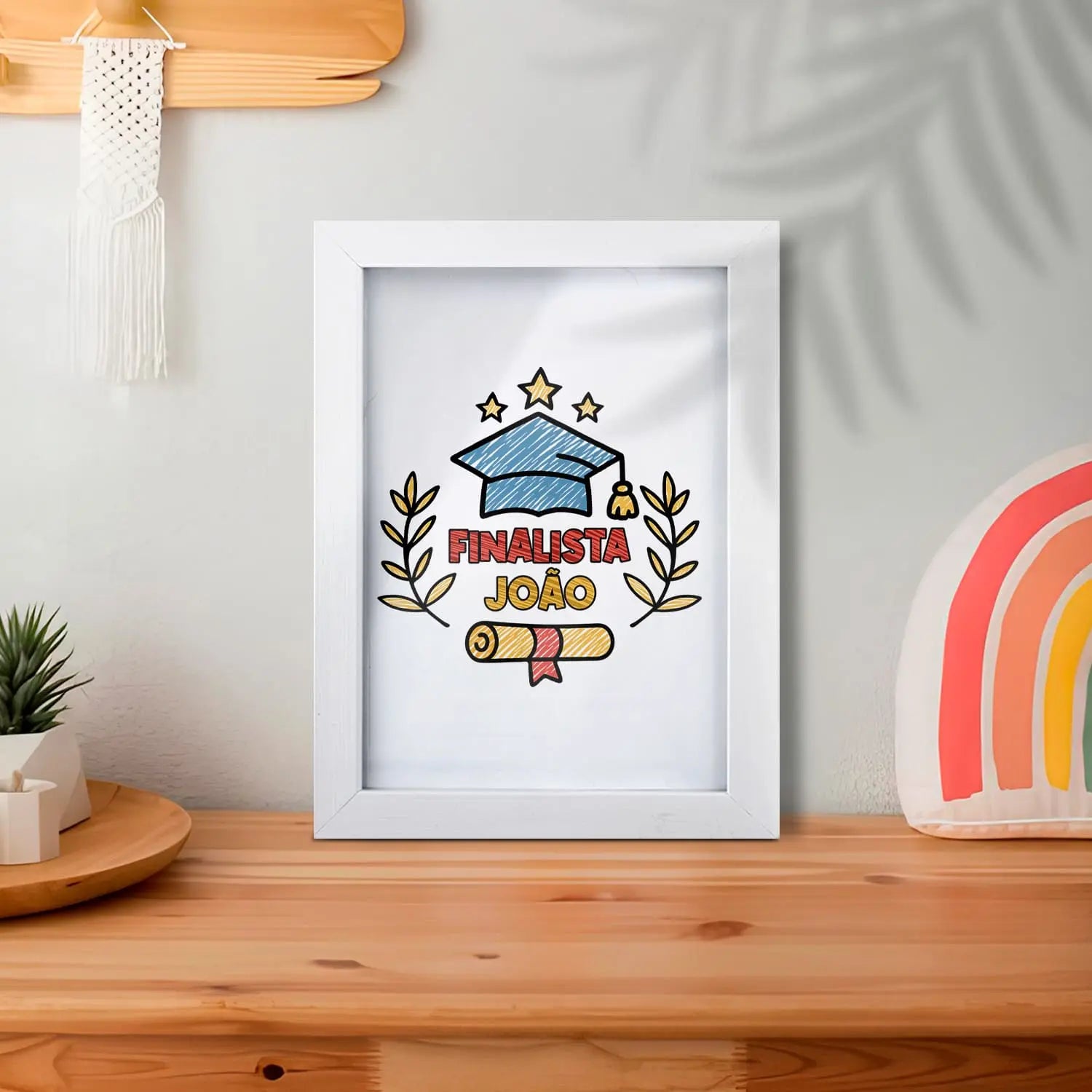 moldura finalista personalizada com nome