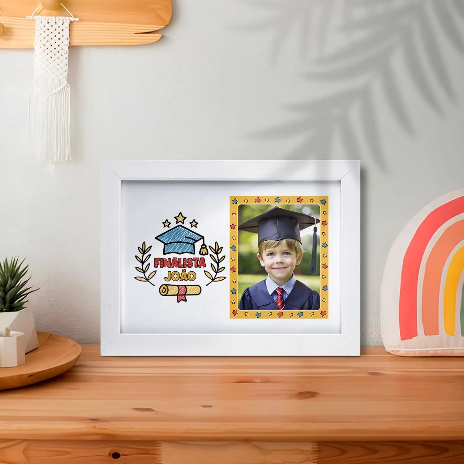 moldura finalista personalizada com fotografia e nome
