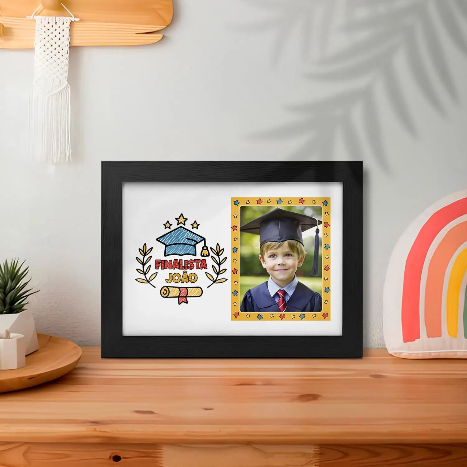 moldura finalista personalizada com fotografia e nome