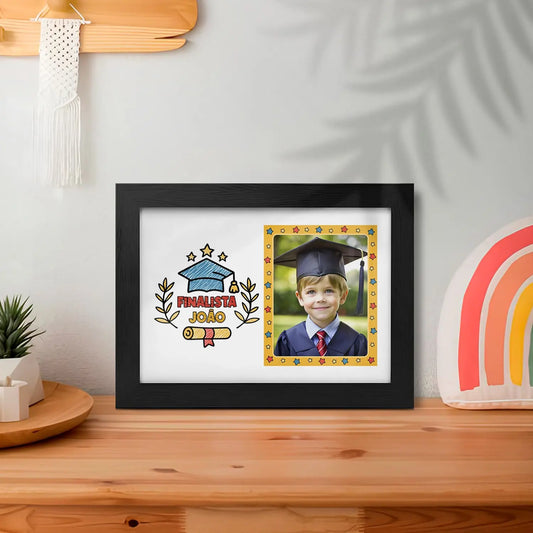 moldura finalista personalizada com fotografia e nome