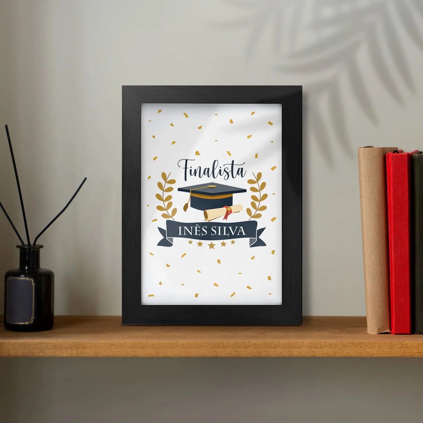 moldura finalista personalizada com nome