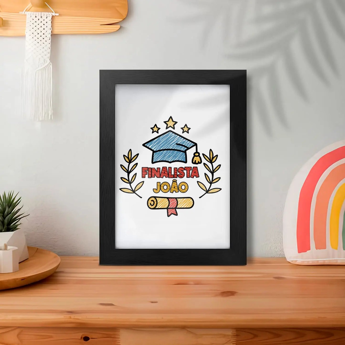 moldura finalista personalizada com nome