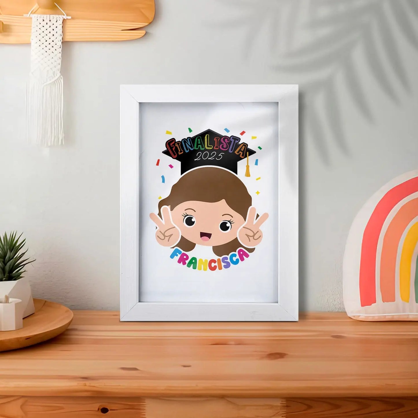 moldura finalista personalizada com nome e ano