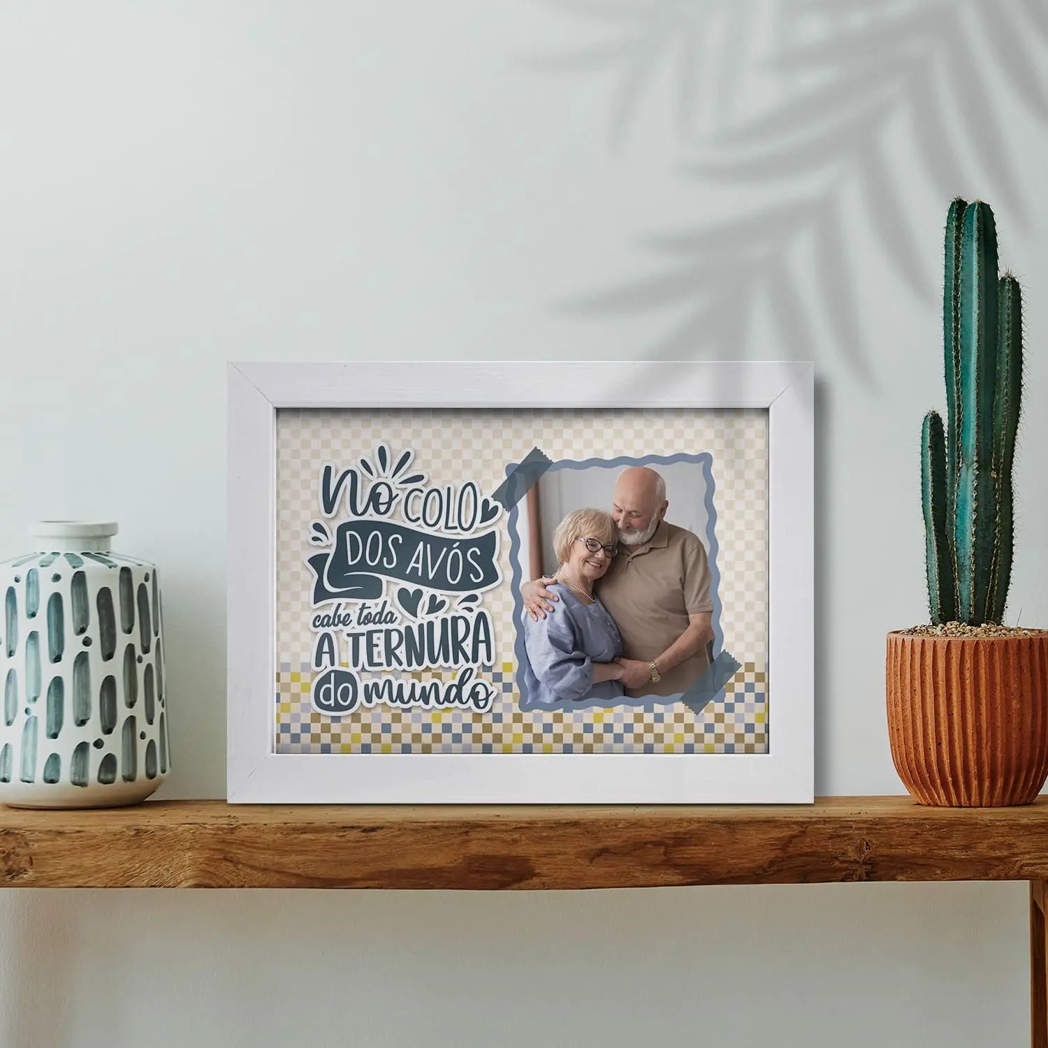 moldura personalizada para avós com fotografia