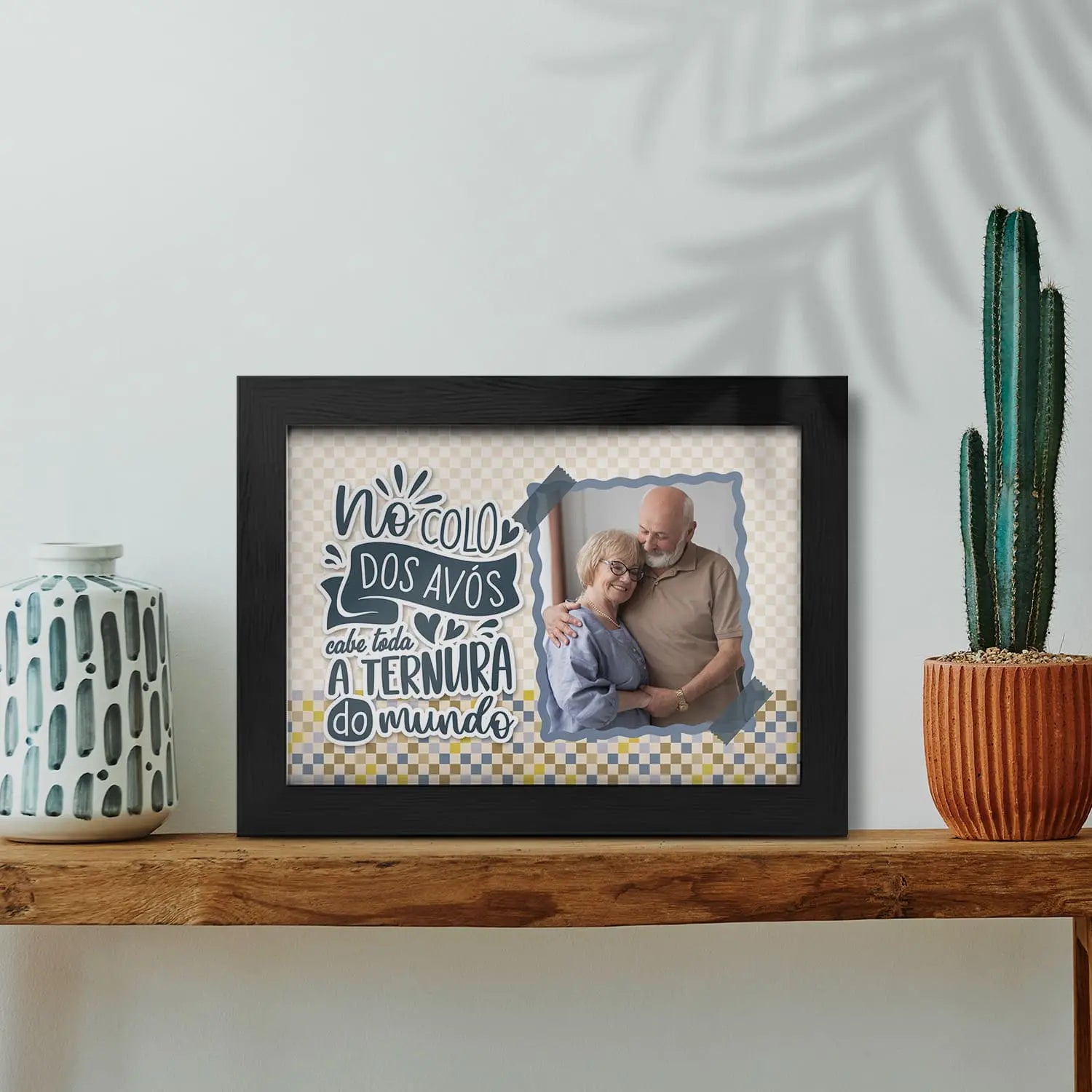 moldura personalizada para avós com fotografia