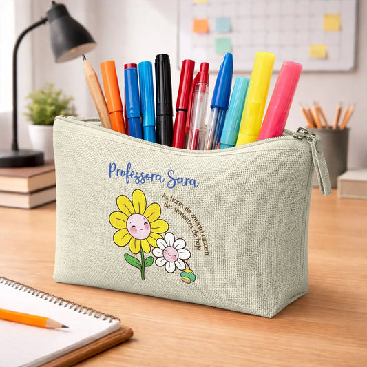 necessaire professora personalizado com nome