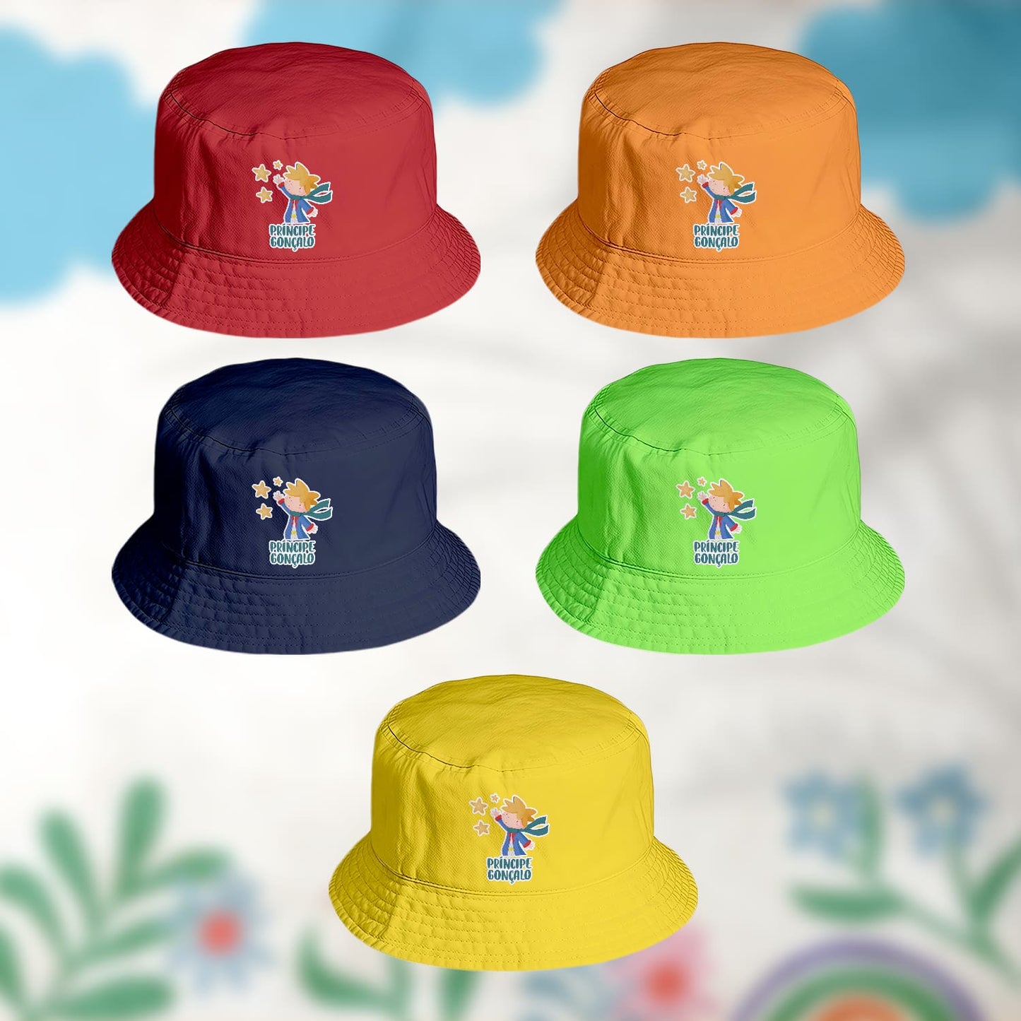 panamá personalizado com nome tema príncipe