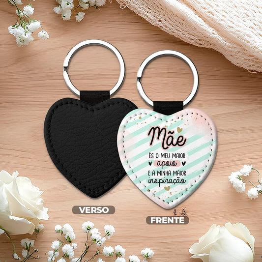 Porta-chaves coração "Inspiração"