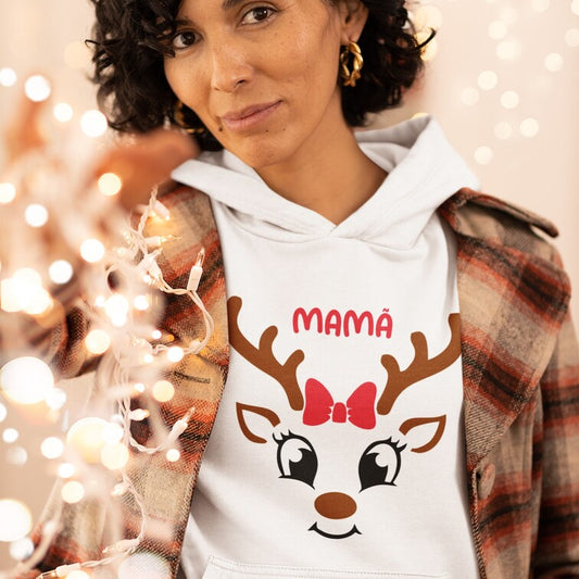 Sweatshirt de Natal "Cute Reindeer"