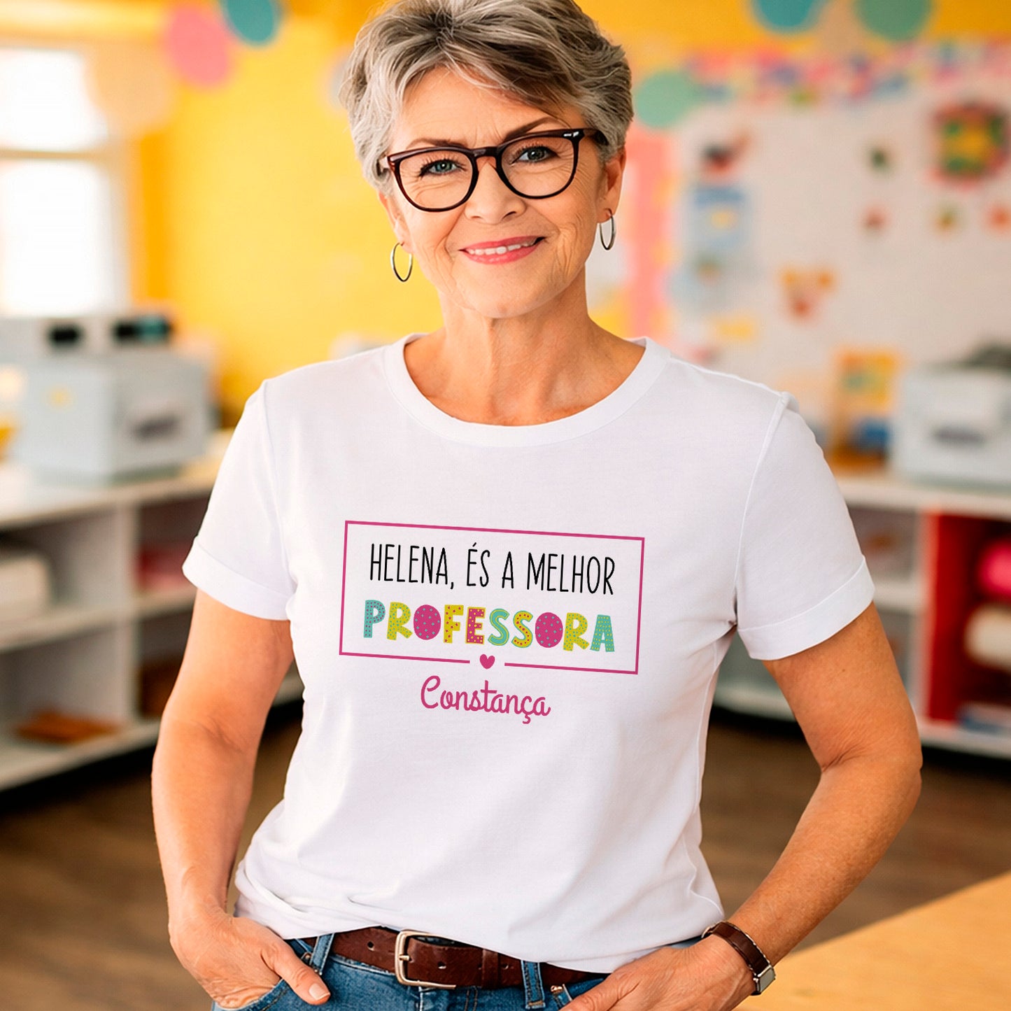 t shirt professora personalizada com nome