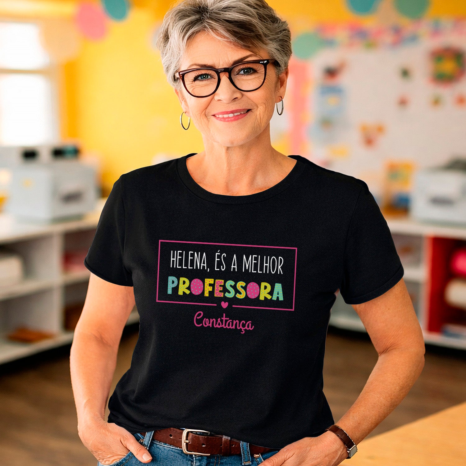 t shirt professora personalizada com nome