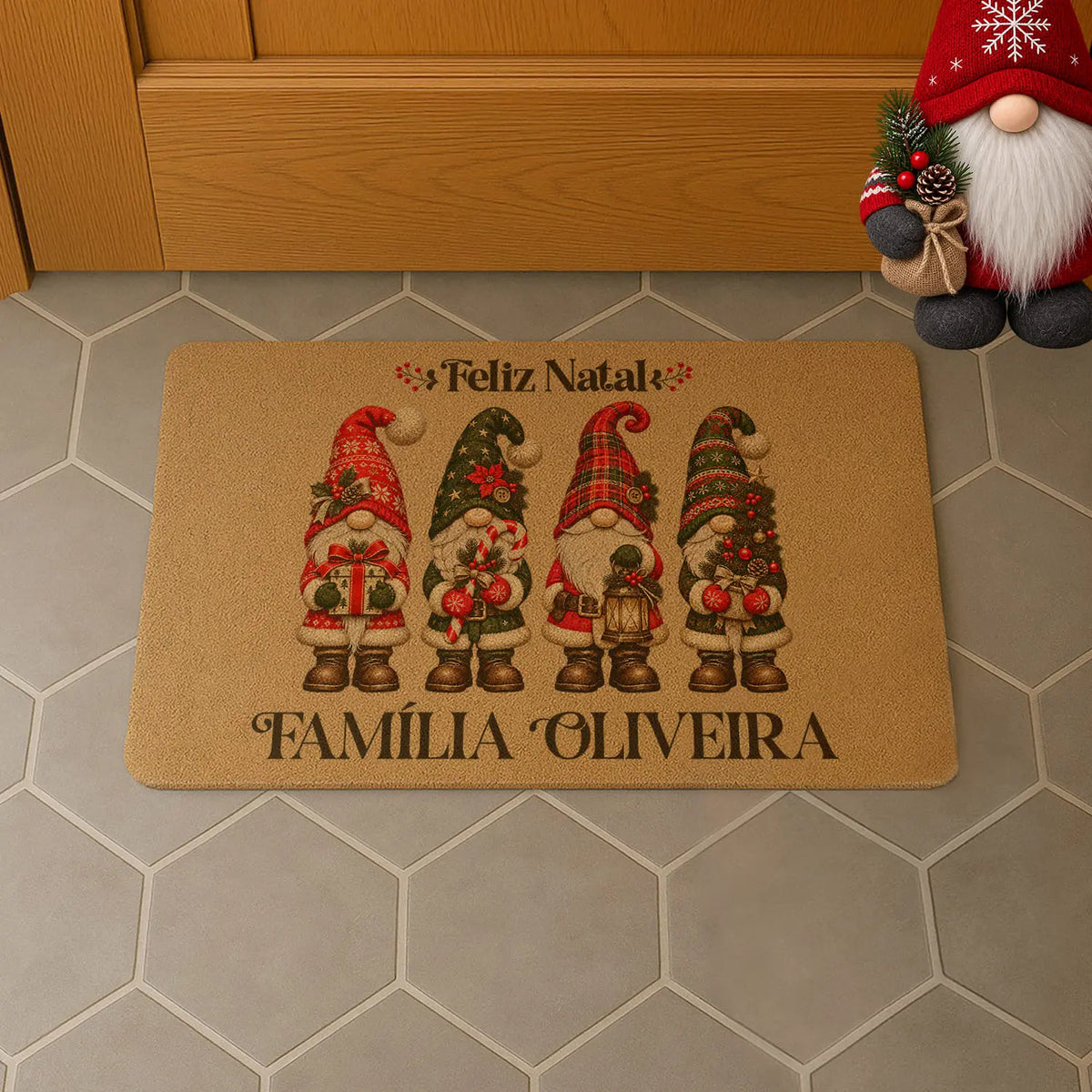 Tapete de entrada "Gnomos"