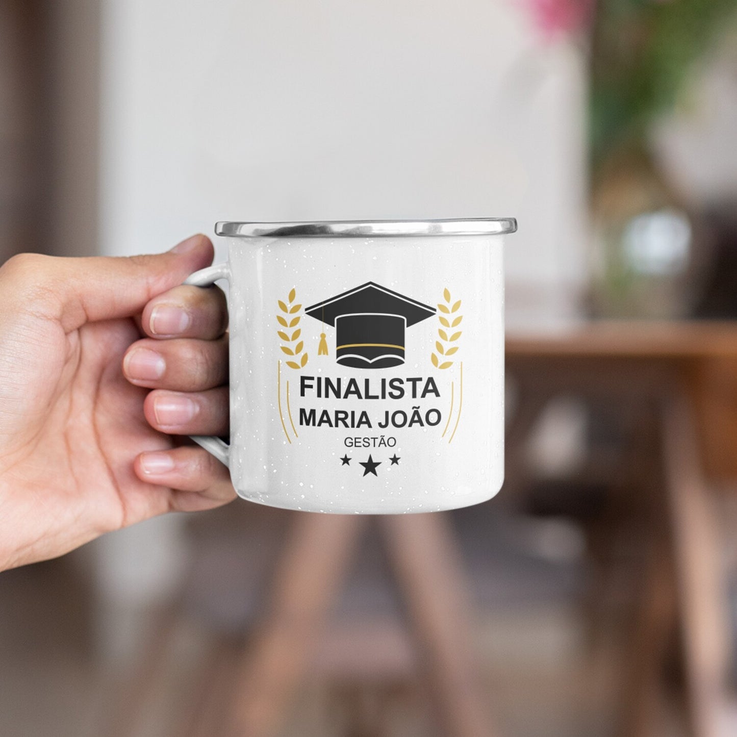 Caneca de Esmalte "Finalista"