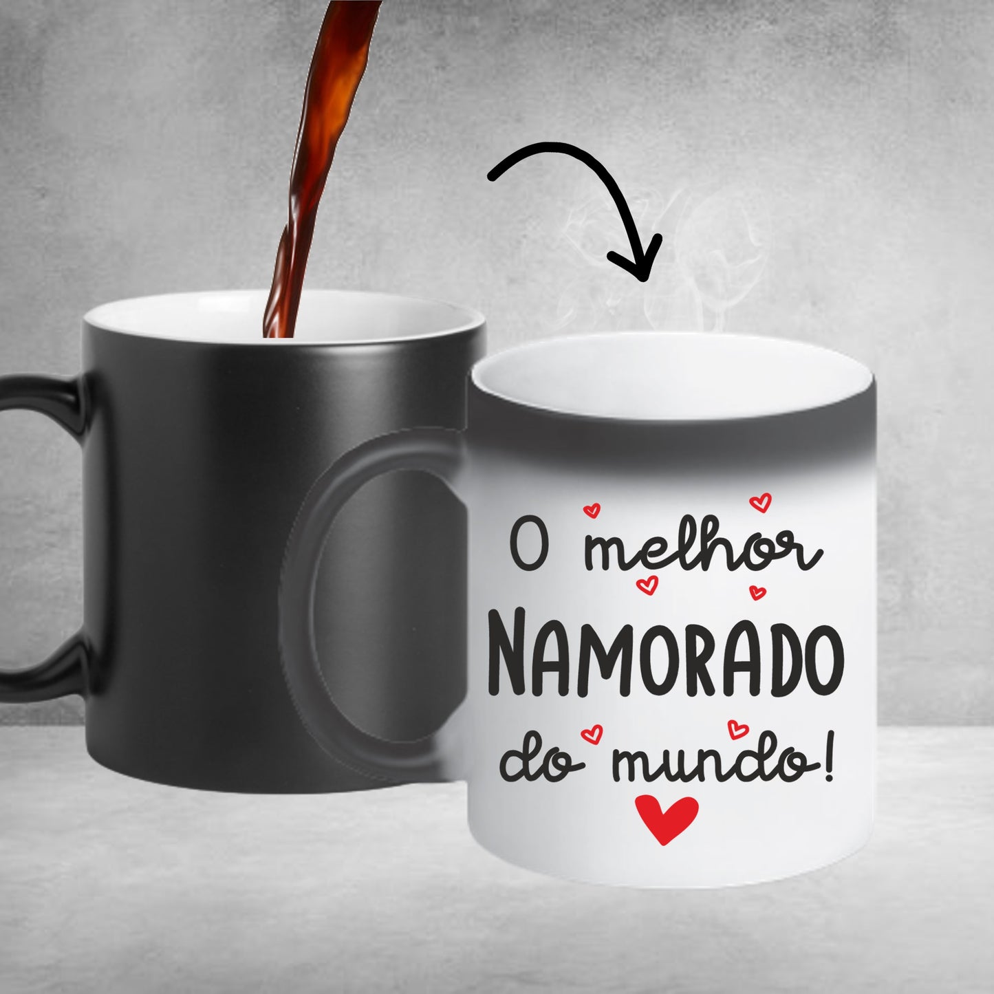 Caneca Mágica "O(a) melhor namorado(a) do mundo"