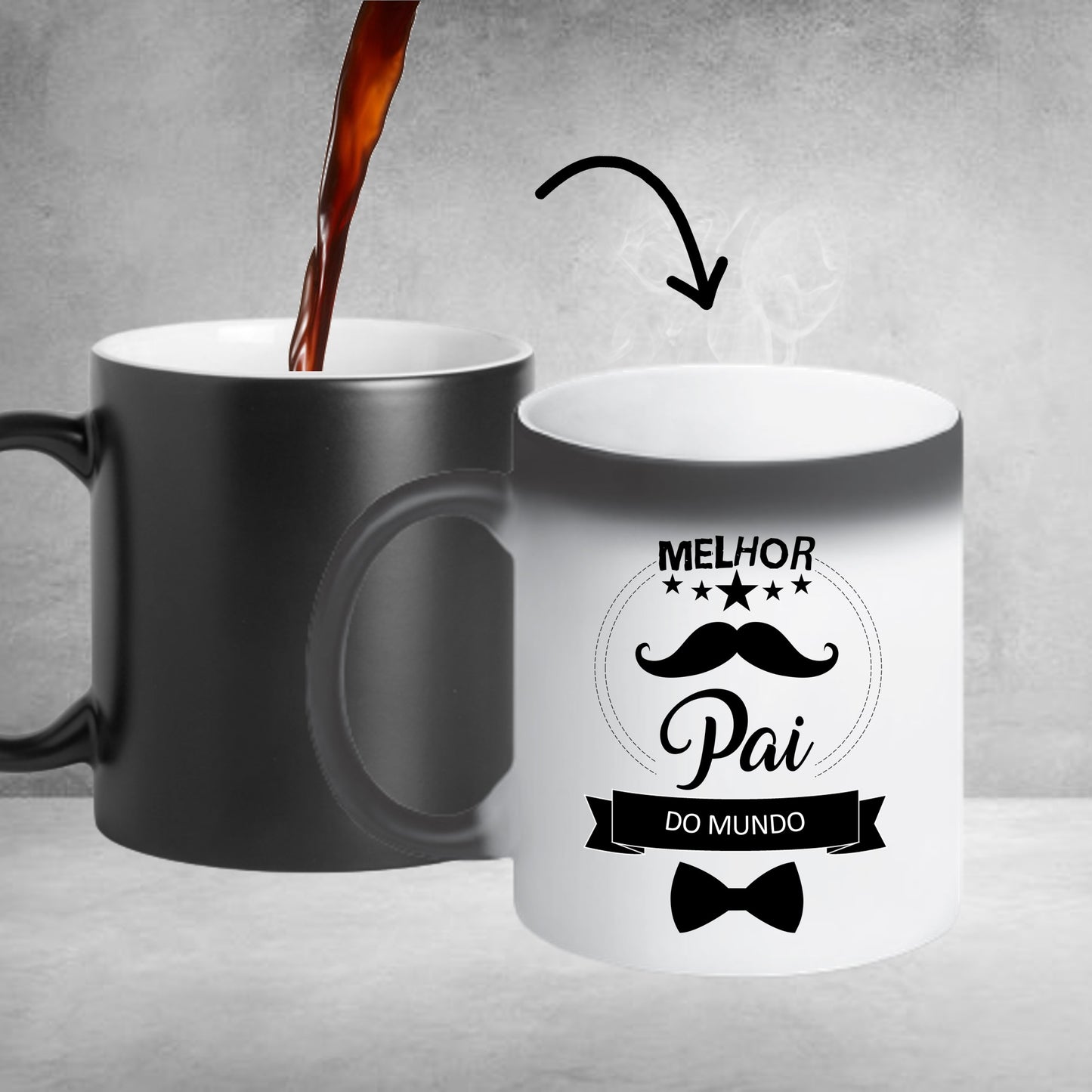 Caneca Mágica "Pai mustache"