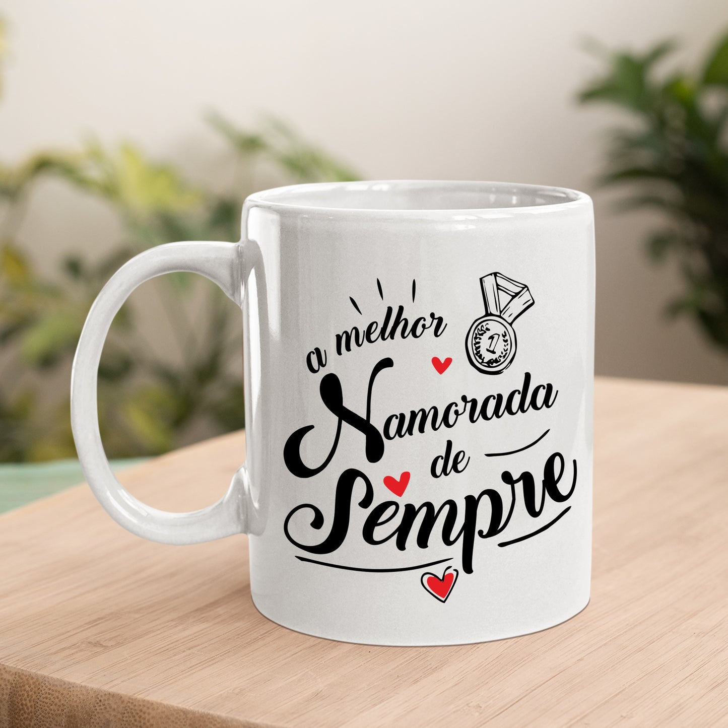 Caneca "A(o) melhor namorada(o) de sempre"