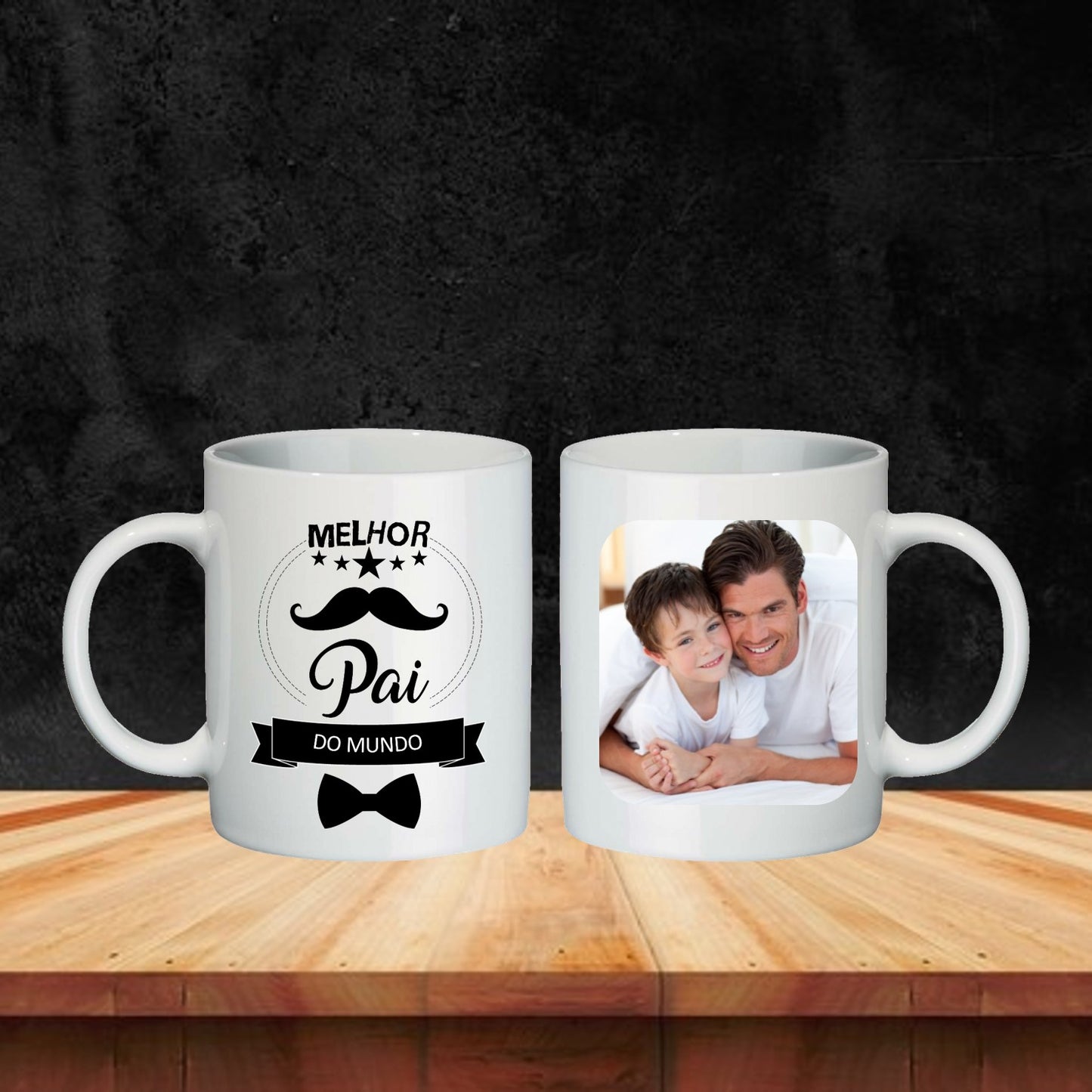 Caneca "Pai mustache"