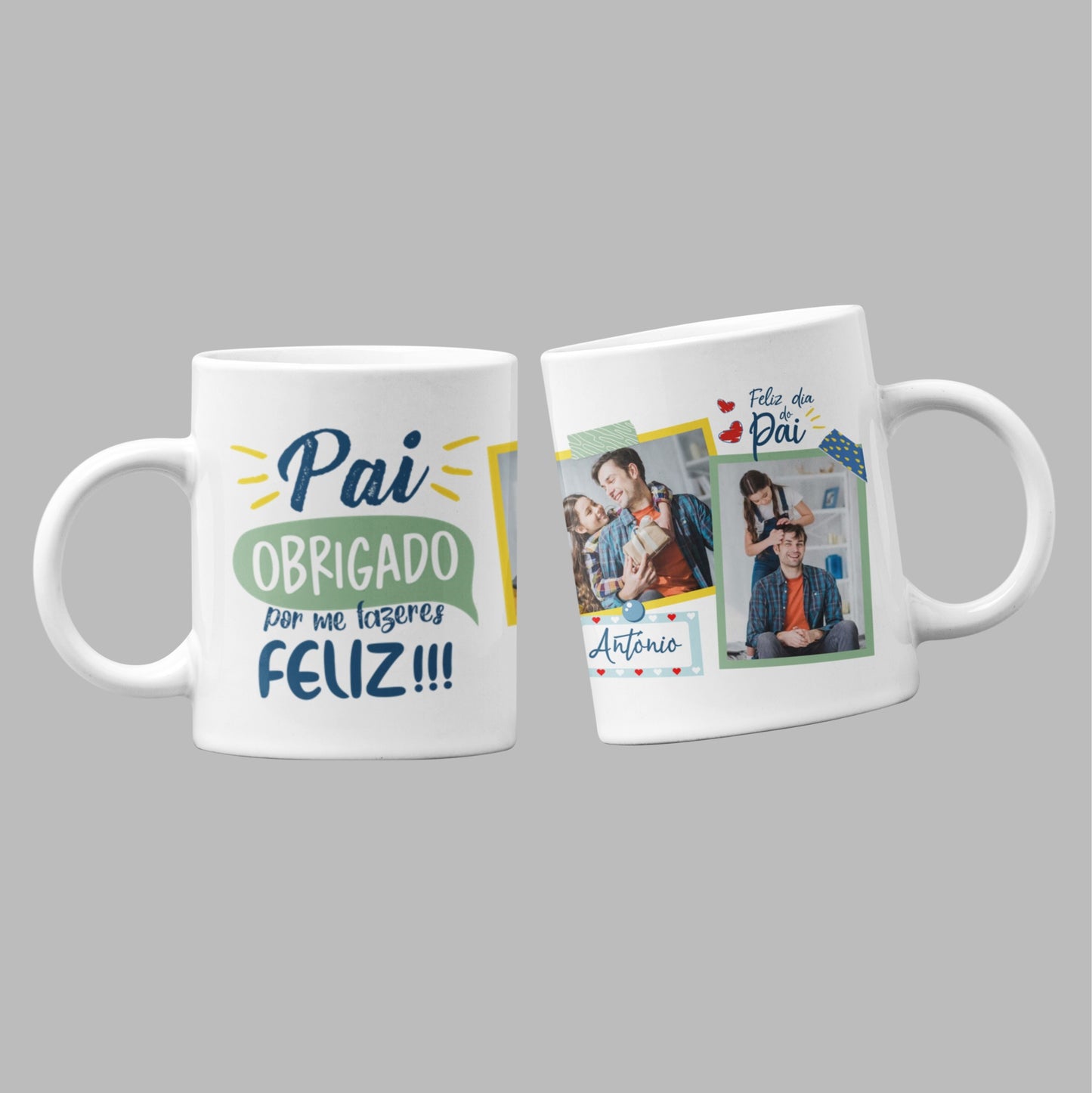 Conjunto "Obrigado - Feliz dia do pai"