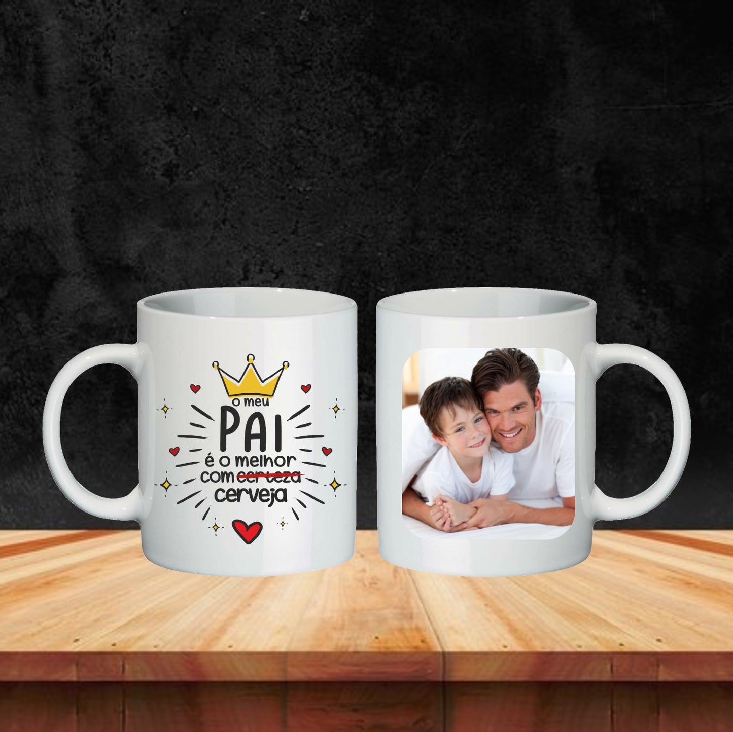 Caneca "O meu pai é o melhor com certeza"