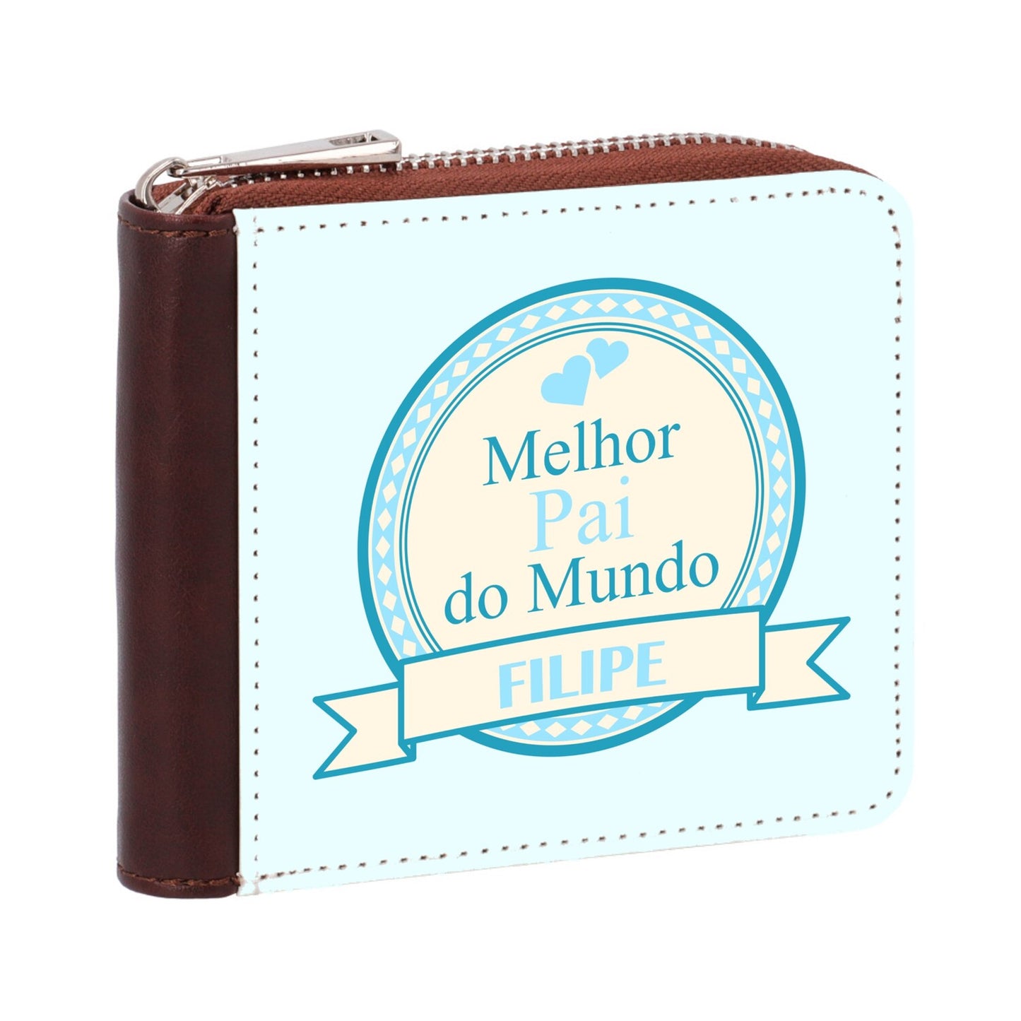 Carteira de homem "Melhor Pai"