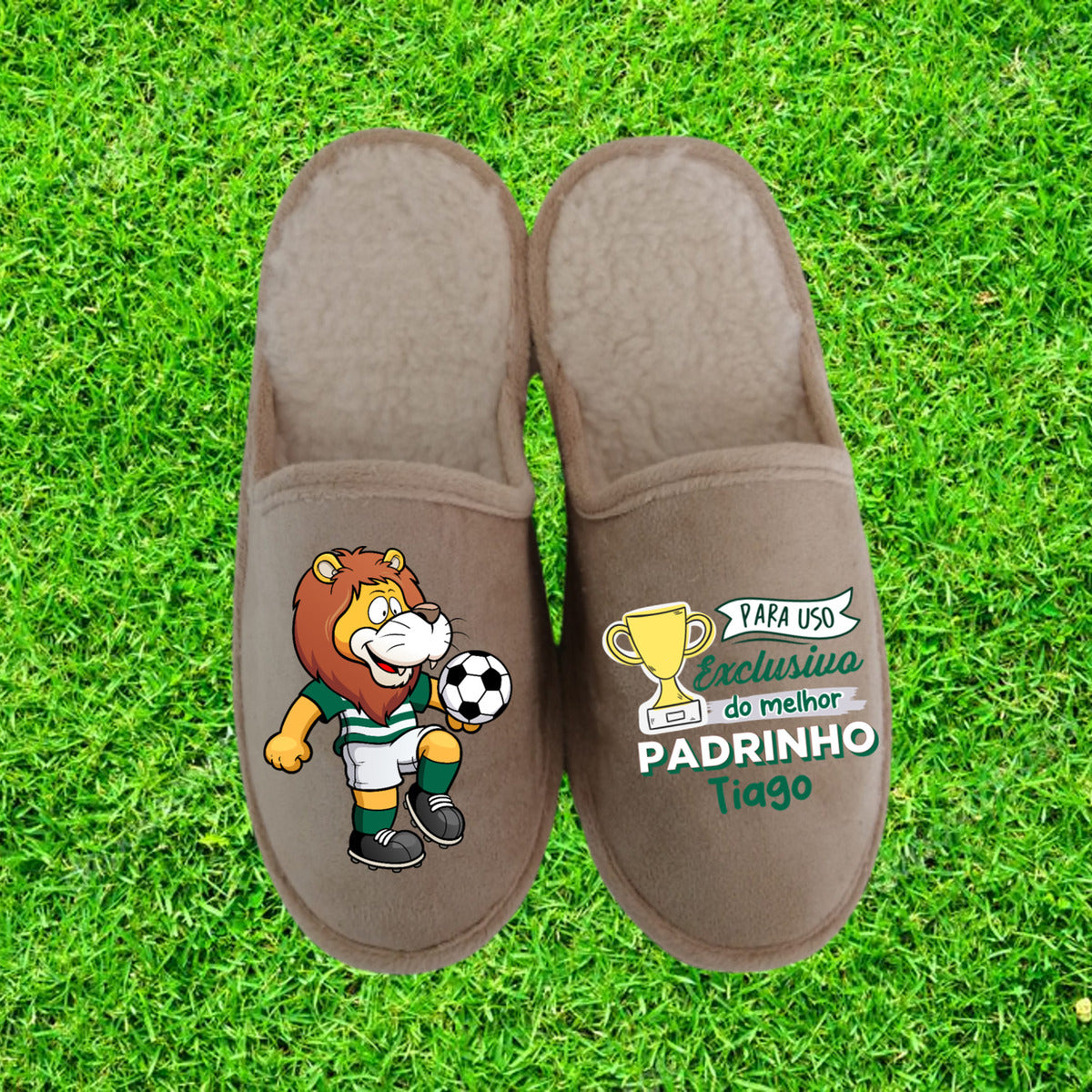 Chinelos "Futebol - Padrinho"