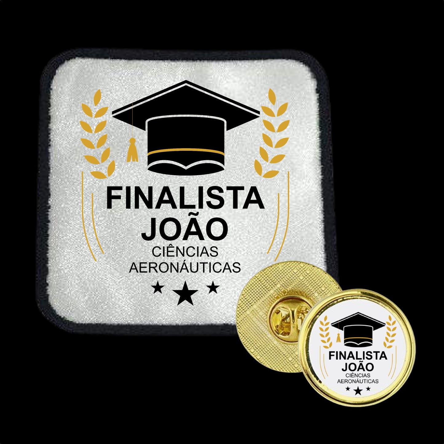 Emblema + pin "Finalista"