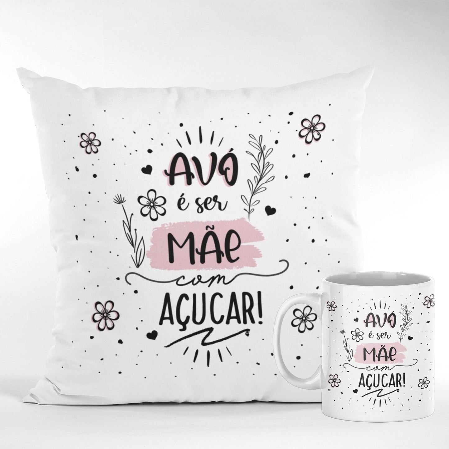 Conjunto "Avó é ser Mãe com Açúcar"