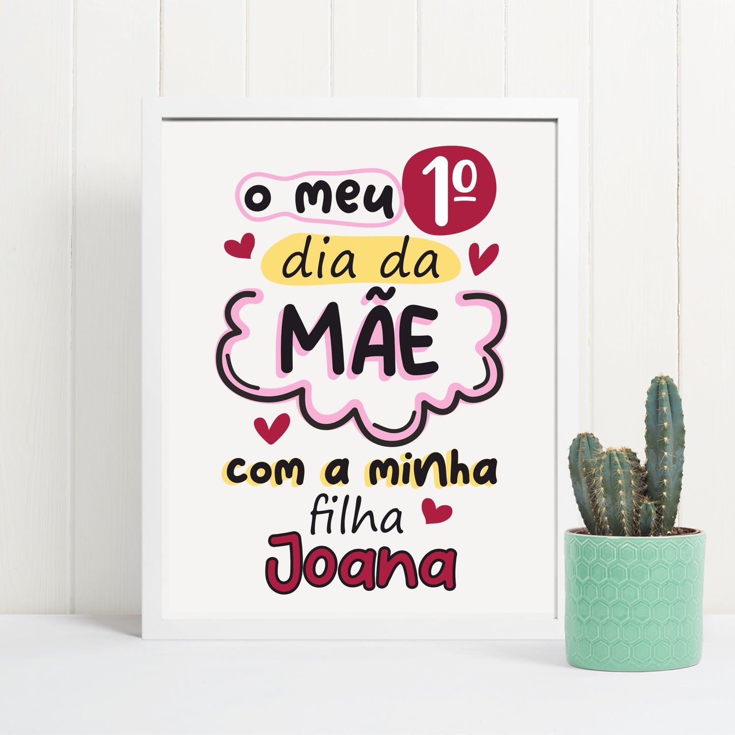 Moldura "O meu 1º dia da Mãe"