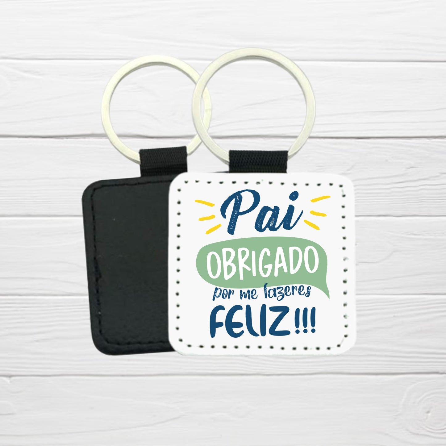 Porta-chaves "Obrigado"