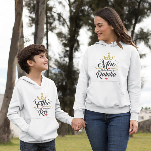 Sweatshirt "Mãe um título maior que rainha"