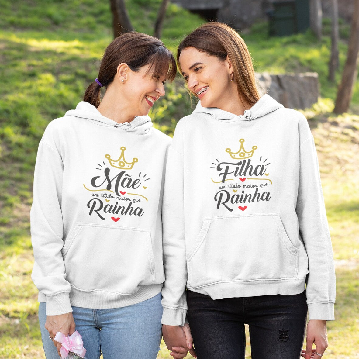 Sweatshirt "Mãe um título maior que rainha"