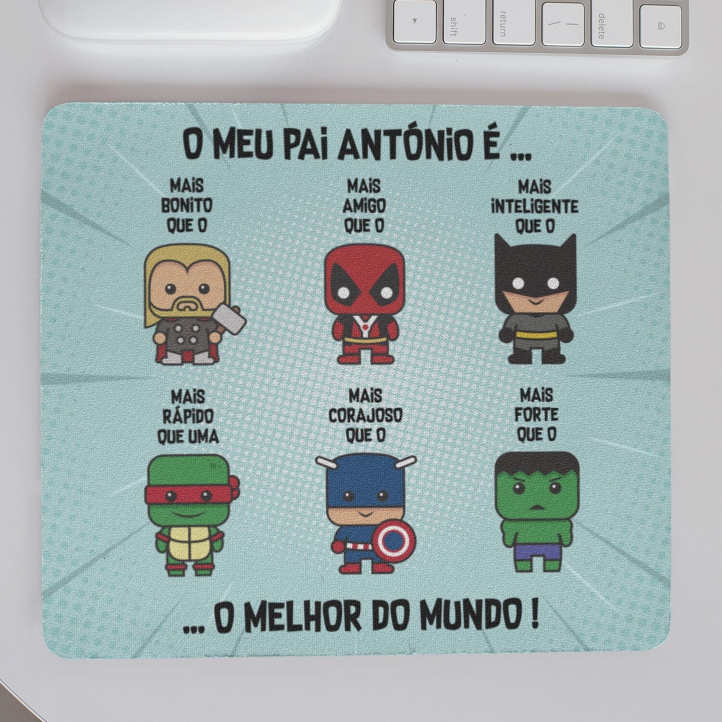 Tapete de rato "Super Heroes"