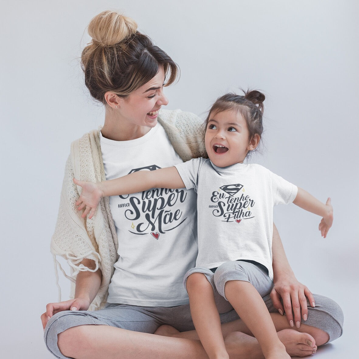 T-shirt "Eu tenho uma super mãe"