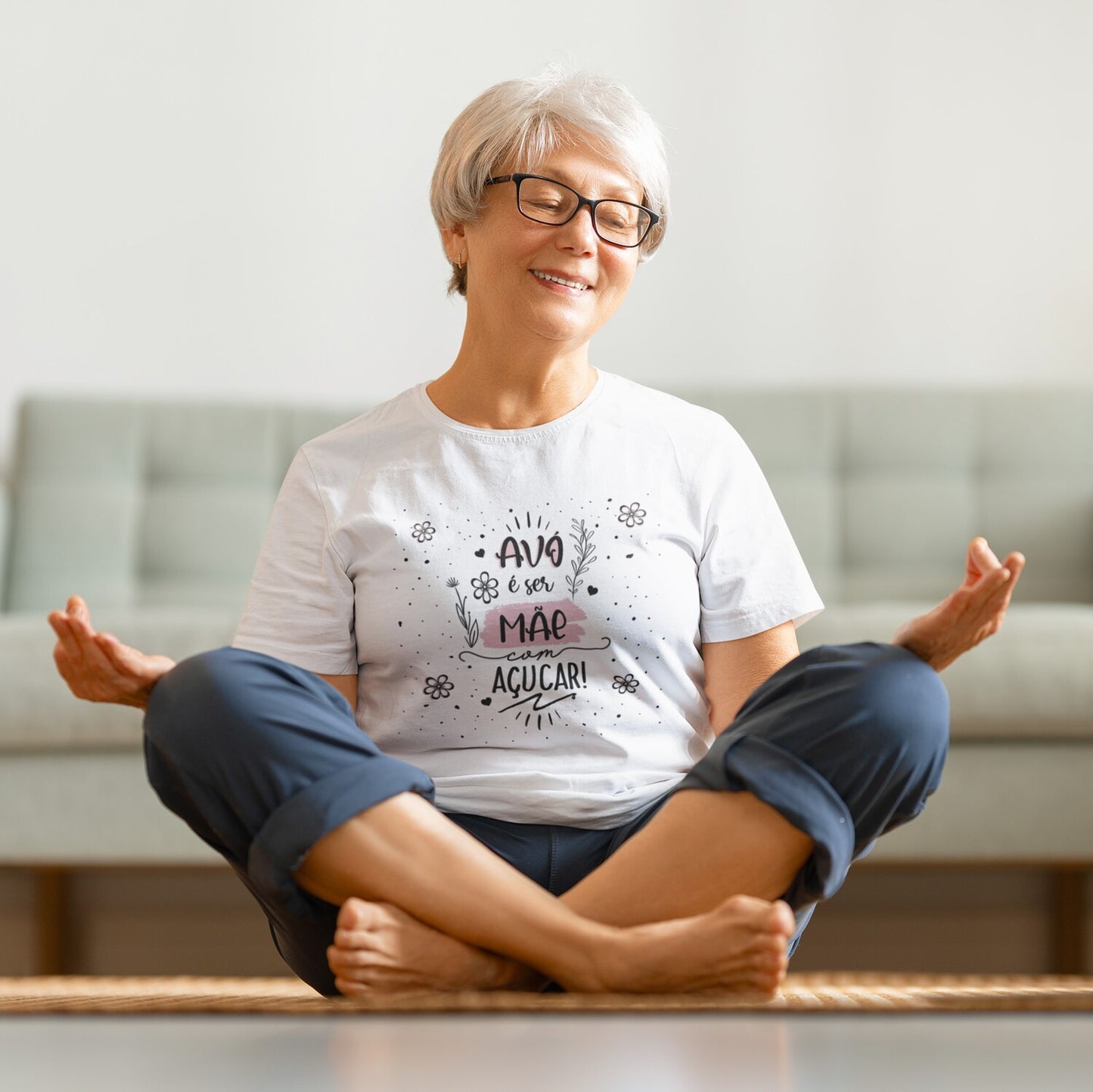 T-shirt "Avó é ser Mãe com Açúcar"