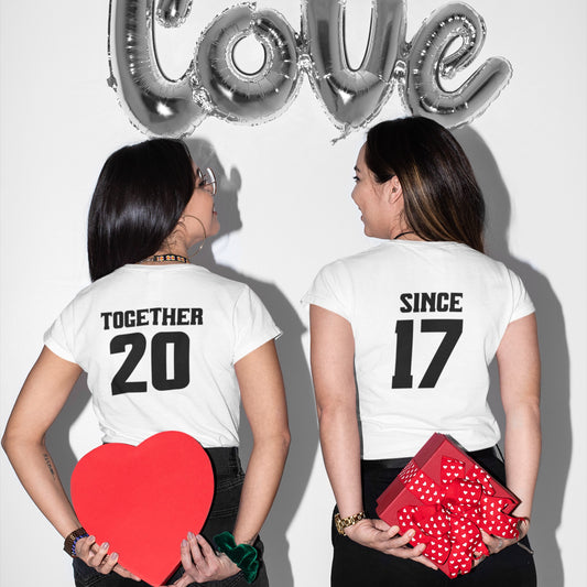 Conjunto T-shirt "Together Since"
