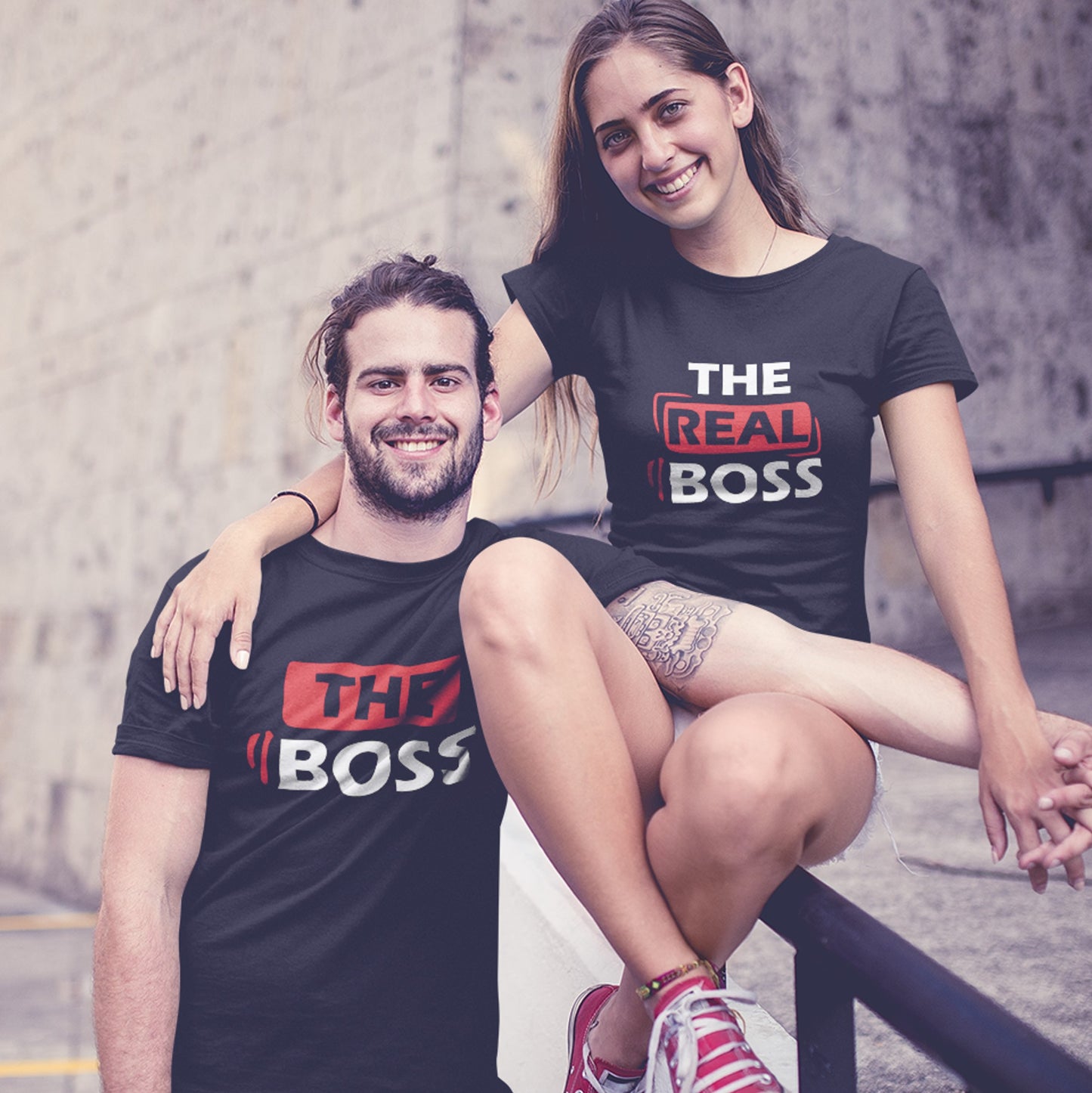 T-shirt "Boss & Real boss"