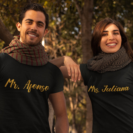 T-shirt "Mr. & Mrs."