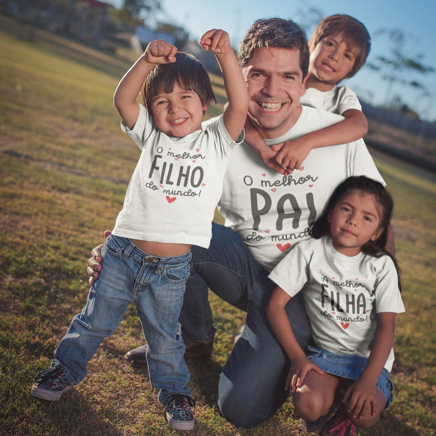 T-shirt "O melhor pai do mundo"