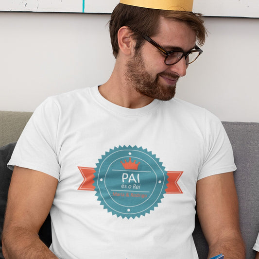 T-shirt "Pai és o Rei"