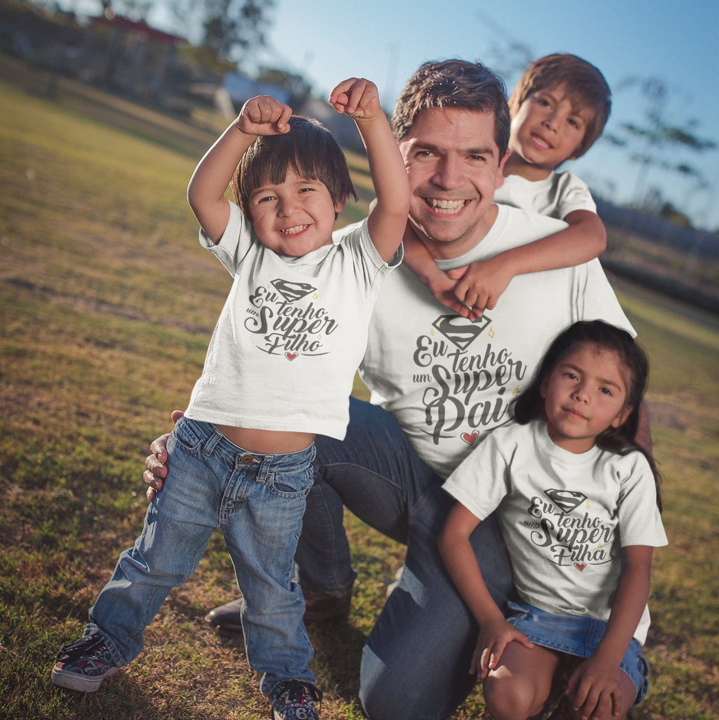 T-shirt "Eu tenho um super pai"