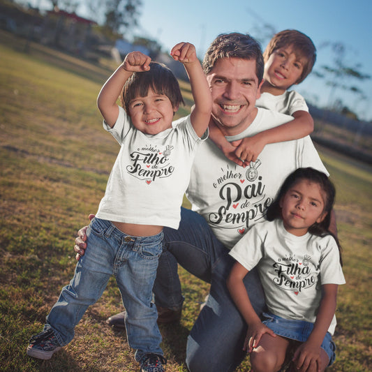 T-shirt "O melhor pai de sempre"