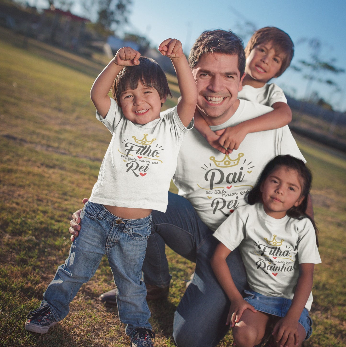 T-shirt "Pai um título maior que rei"