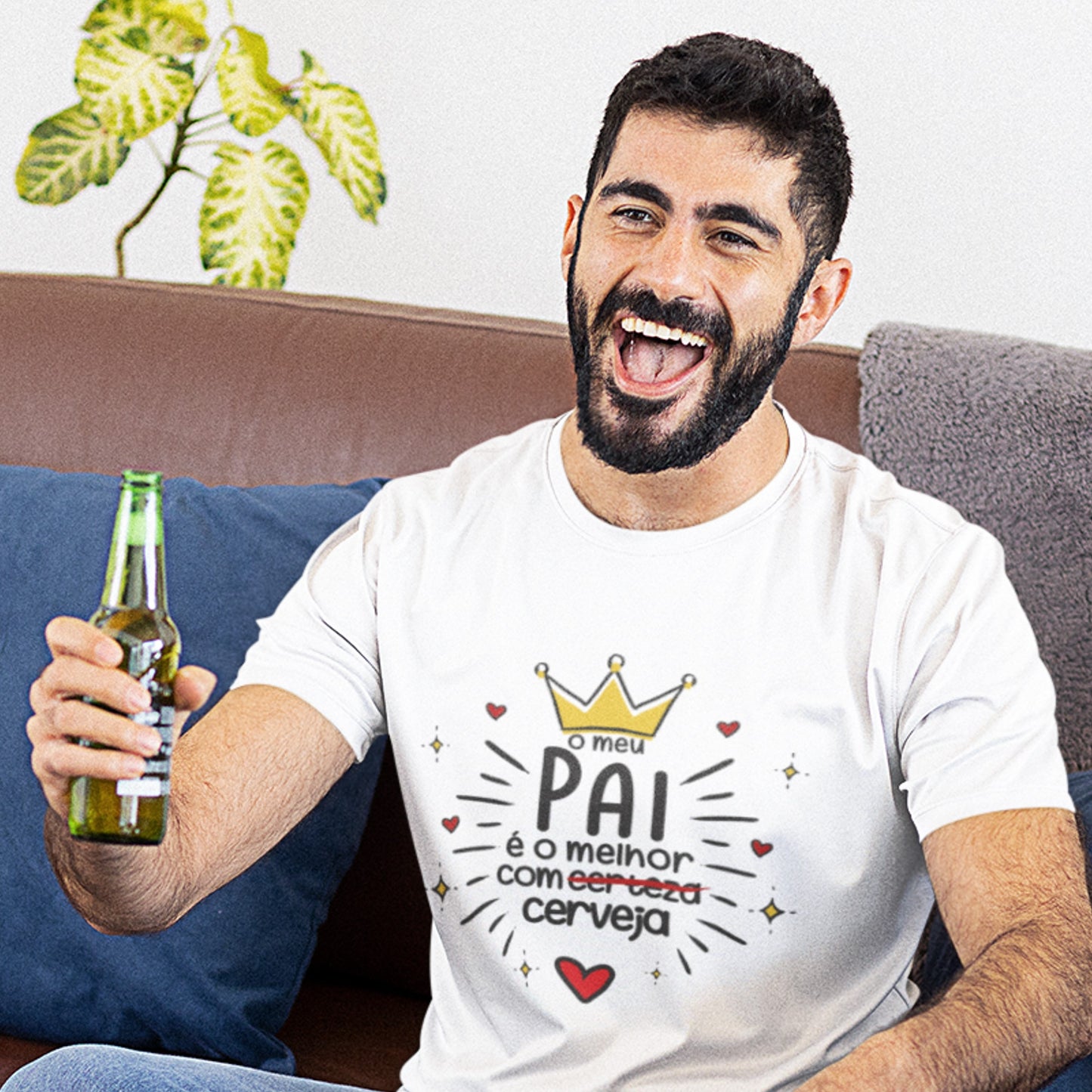 T-shirt "O meu pai é o melhor com certeza"