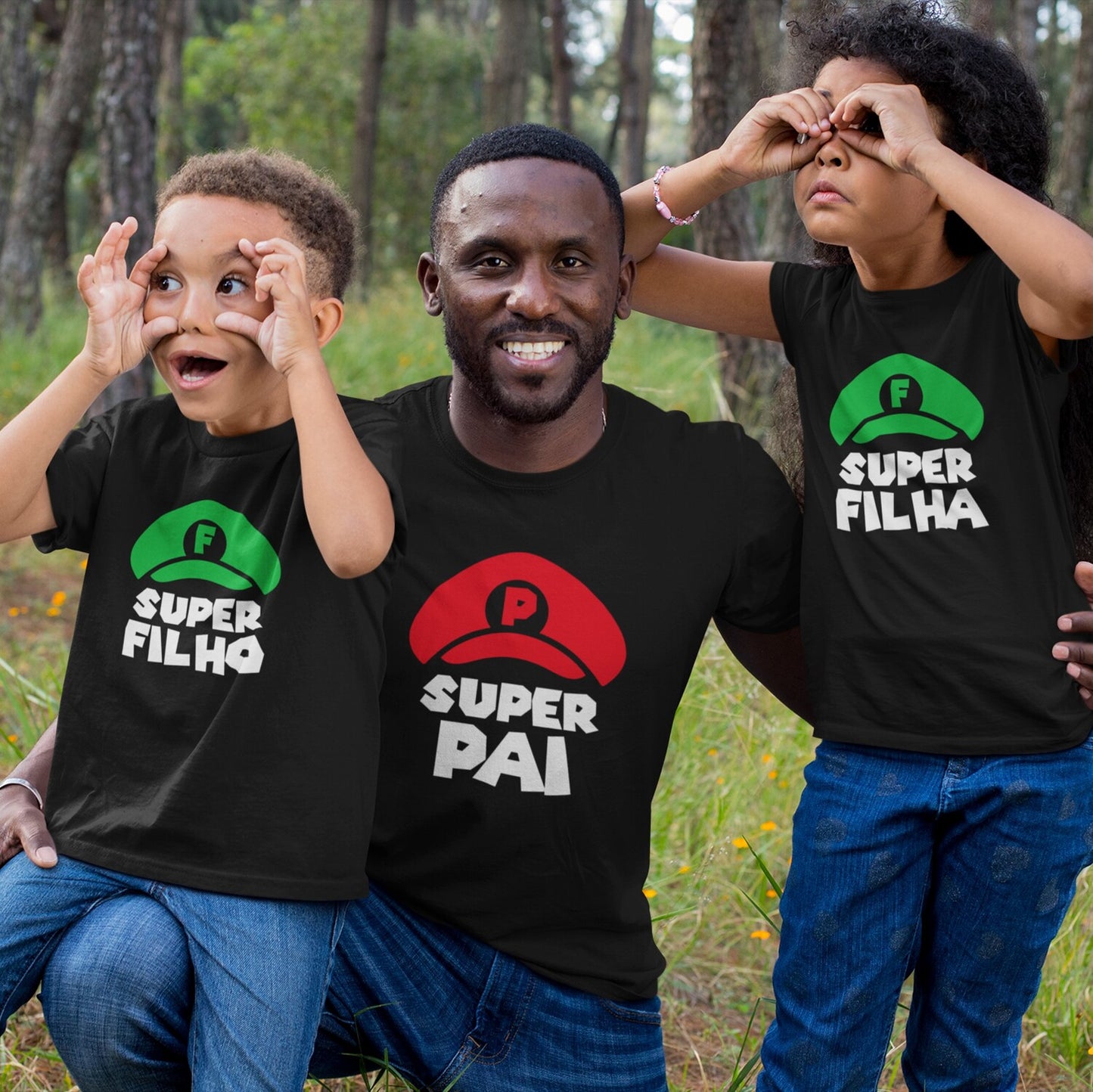 T-shirt "SuperPai - SuperFilh@"