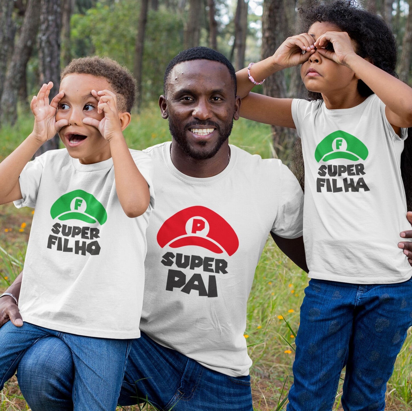 T-shirt "SuperPai - SuperFilh@"